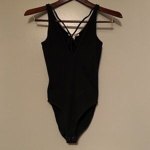 Express One Eleven Bodysuit, Black, S
